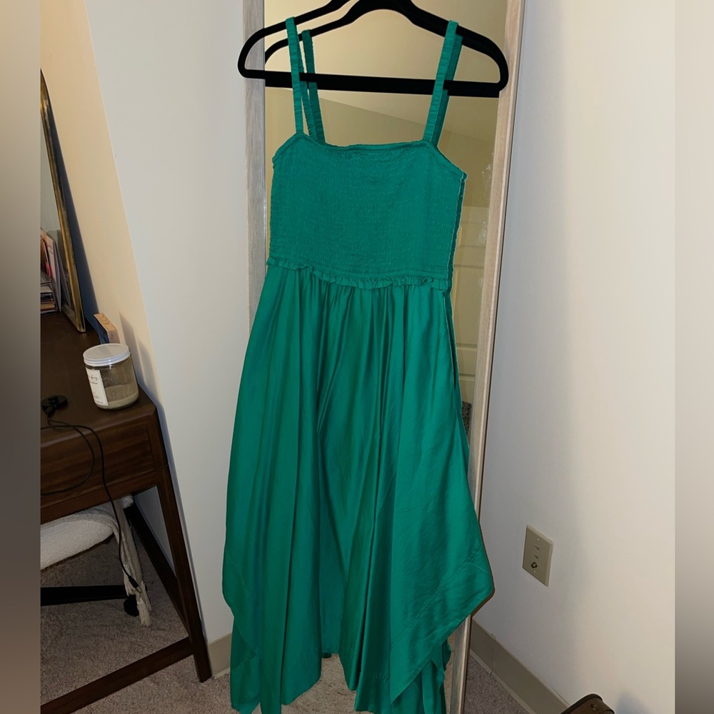 GAP Green Pleated Sundress